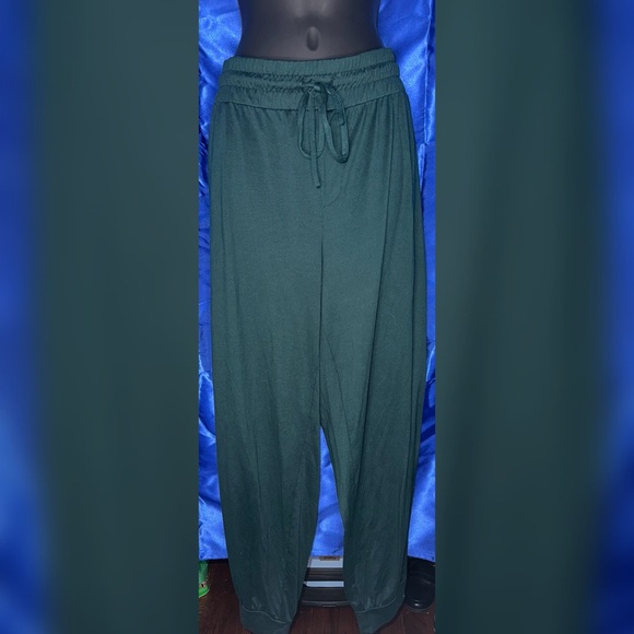 Women’s Dark Teal Jogger Style Sweatpants - Picture 3 of 4